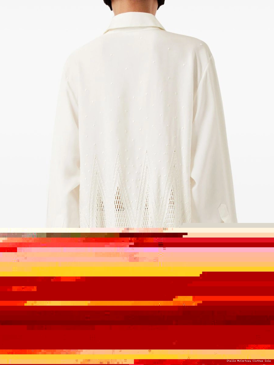 Cheap Women McCartney shirt open-knit Stella fringe 0725